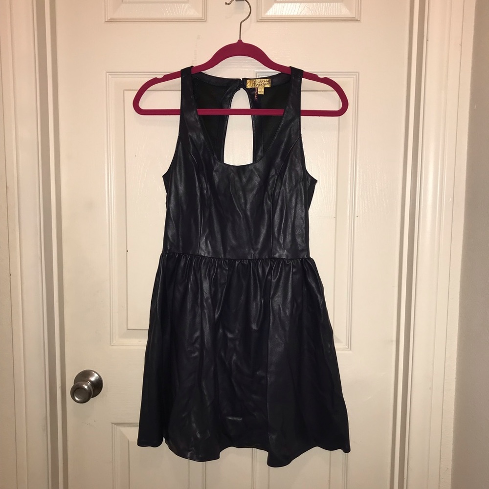 Pleather Dress